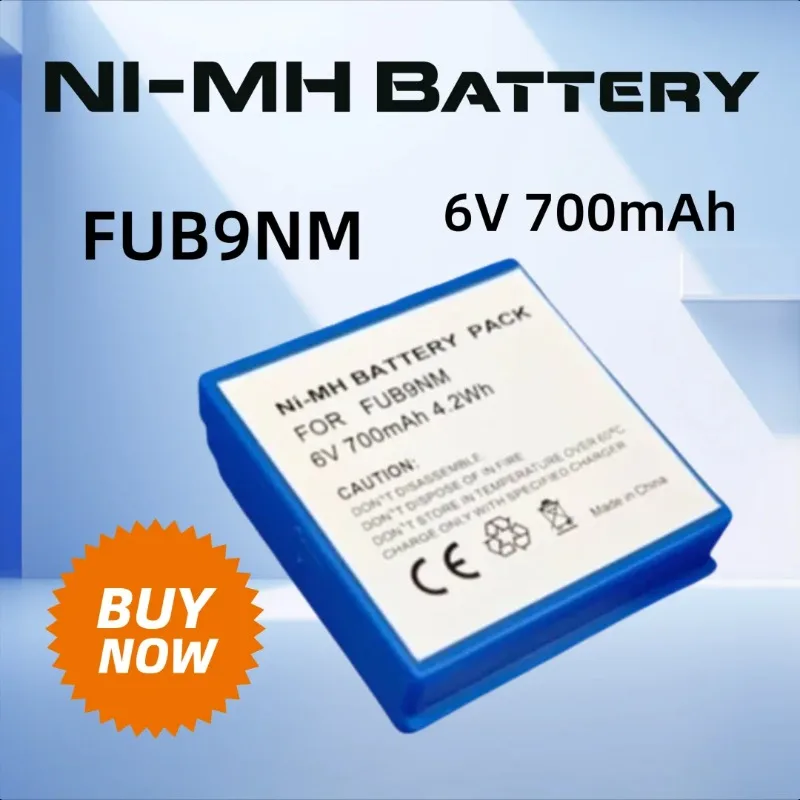 

6V 700mAh for HBC Spectrum 1 FUB9NM NI-MH Battery