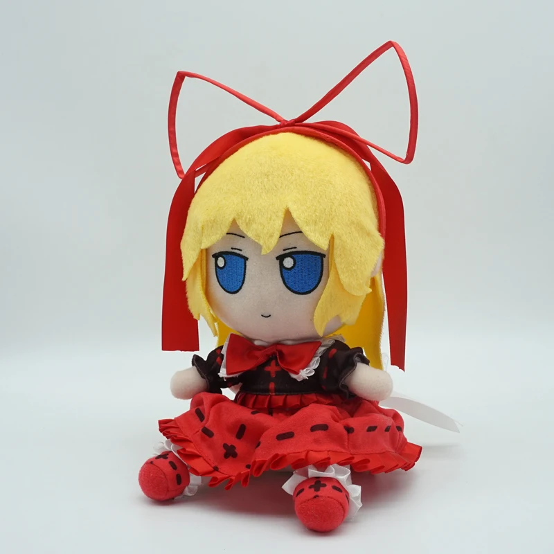 Lovely Anime TouHou Project Fumo Medicine Melancholy Cosplay Cute Figure Doll Plush Stuffed Sitting Boy Girl Toy Kawaii Gifts