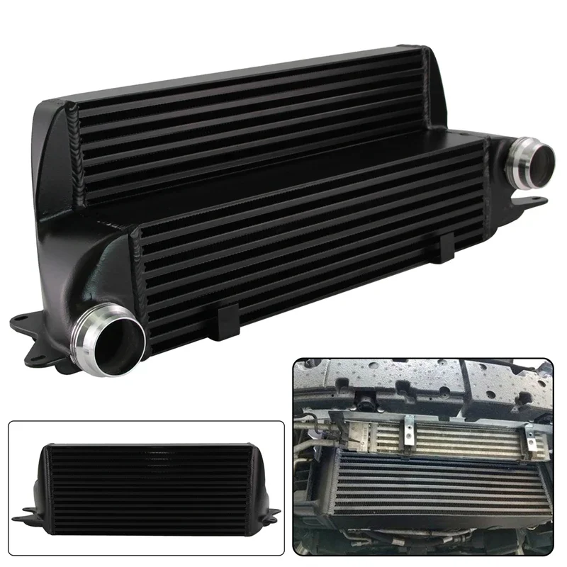 Tuning Performance Intercooler Fits For BMW 525d 530d 535d E60/E61 04-10 635d E63/E64 06-10 Black / Silver