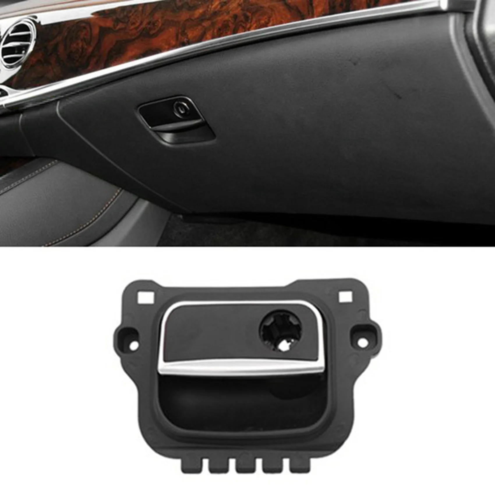 Auto Parts Glove Box Handle Glove Box Lock Toolbox Switch Buckle Handle for Benz W222 S-Class 2014-2020