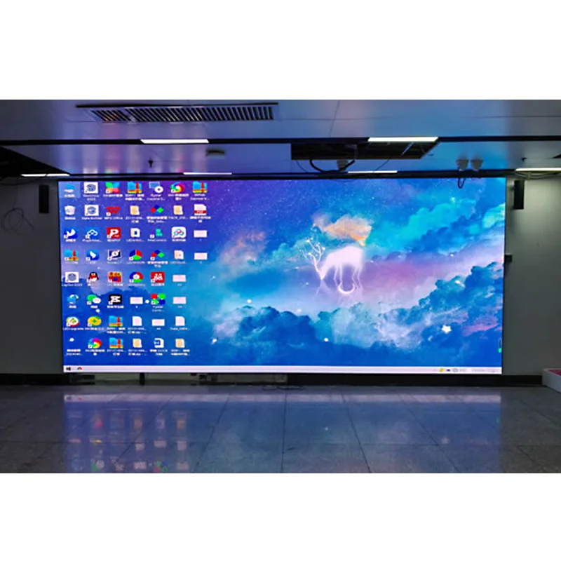 Home Theater Microled Indoor Flip Chip Cob Vs Smd Led Screen P0.93 P1.5 1.8Mm Pixel Micro Led Video Wall