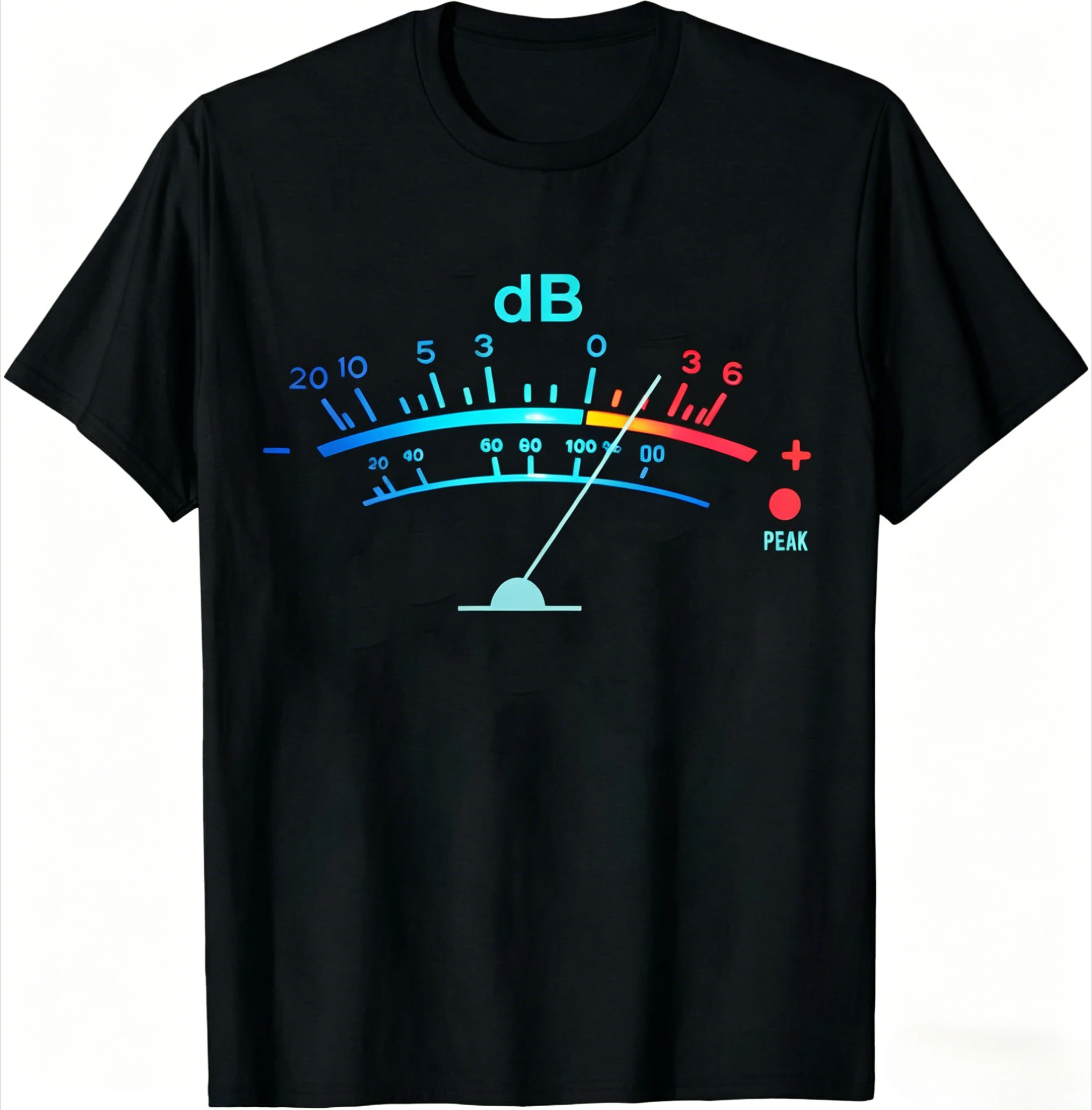 Volume VU Meter Men T-shirt Audio Engineer Recording Crew Summer Women Short Sleeve Casual Top Aesthetic Clothes 2026 T Shirt