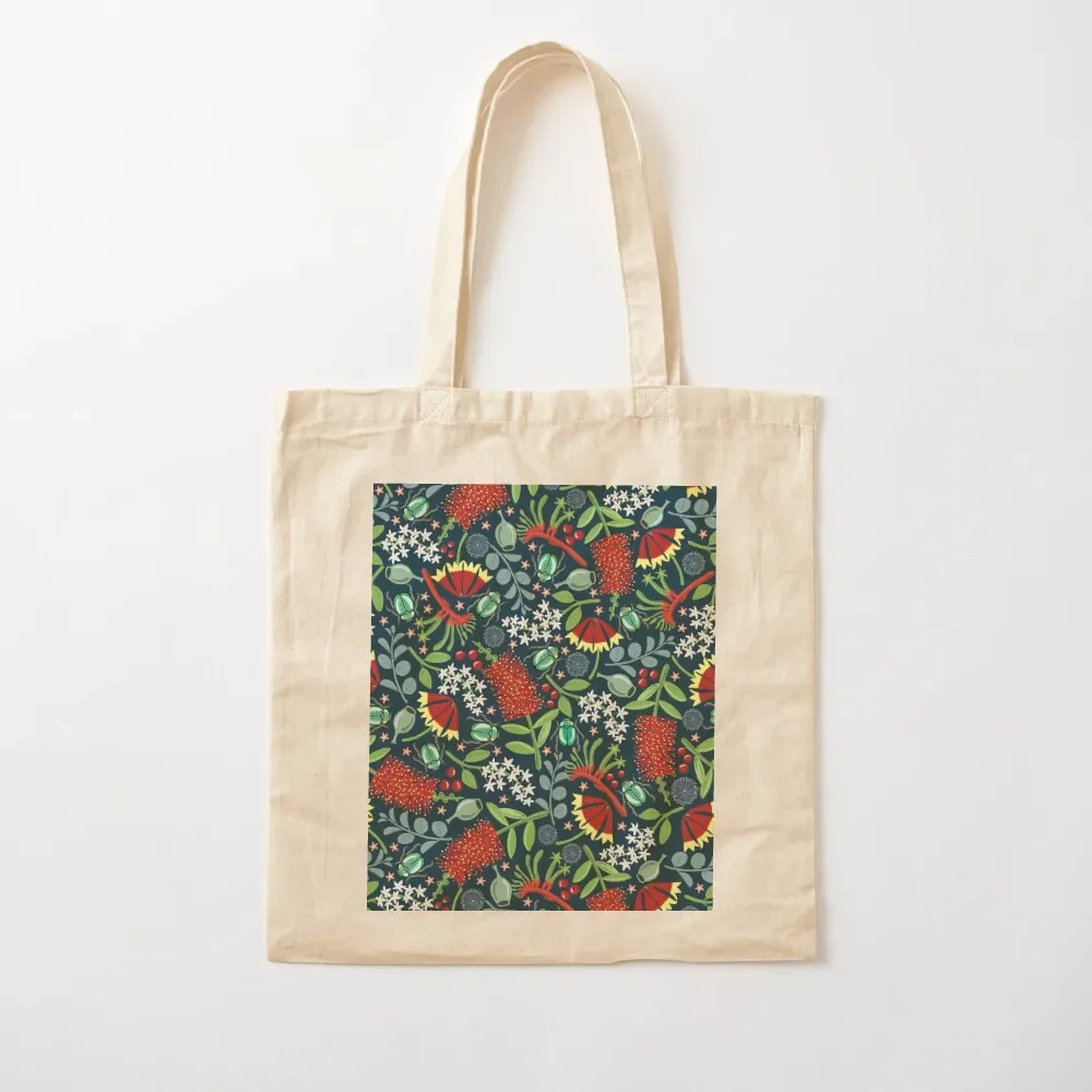 

Christmas beetles and Australian flora Tote Bag reusable shopping bag hand bags Shopping bags Tote Bag