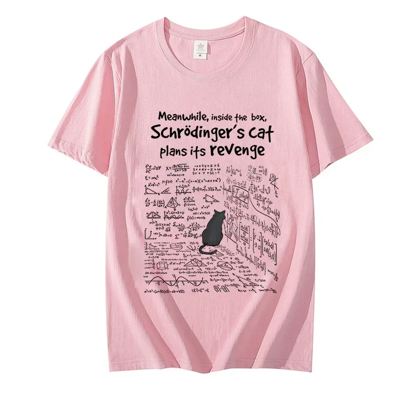 Cat\'s RevGrass-T-shirt à manches courtes pour hommes et femmes, T-shirt drôle de formule mathématique, Vêtements pour hommes et femmes, T-shirt