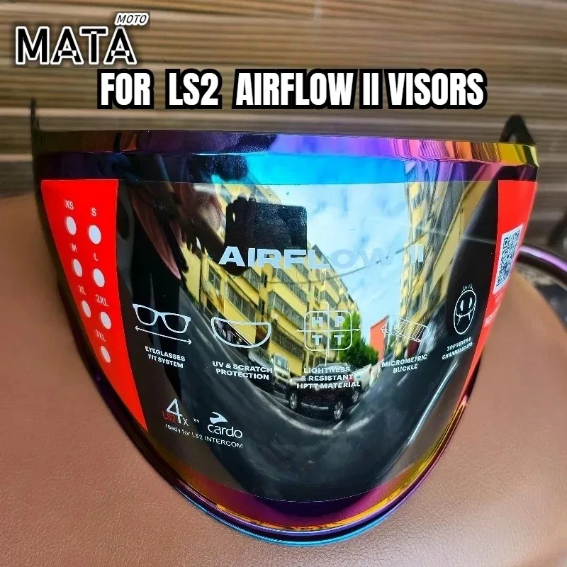 For LS2 AIRFLOW II Half Helmet  Spoiler Colorful Visors,For LS2 OF616 Helmet Lens, Open Face Motobike Helmet Color Lens