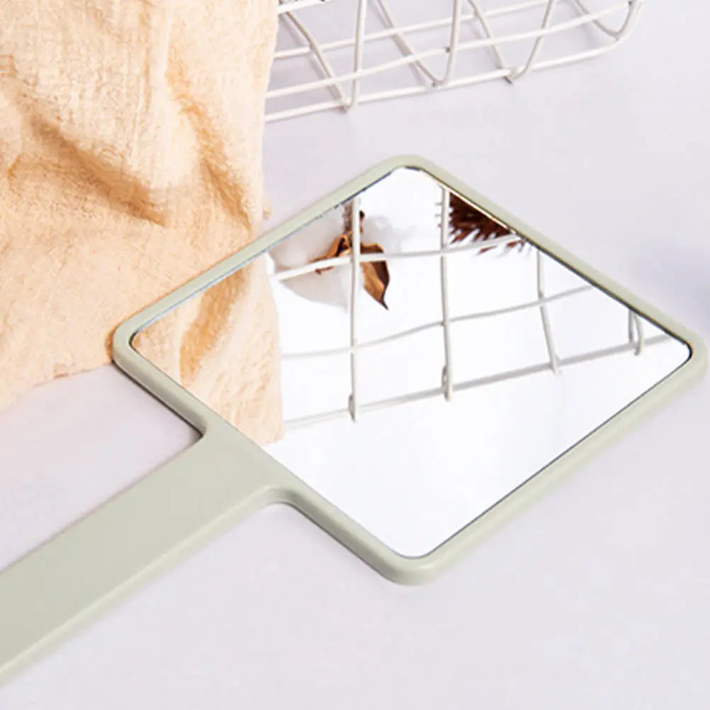

3Pcs Adorable Handheld Makeup Mirror Portable Small Handle Compact Mirror Makeup Accessory for Women Teens Hairdressing Supply