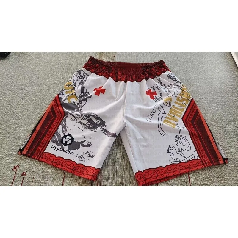 MMA Fight Shorts Martial Arts Training Boxing Sports Shorts for Men and Women Kid Loose Fit Polyester Fiber Daily Wear
