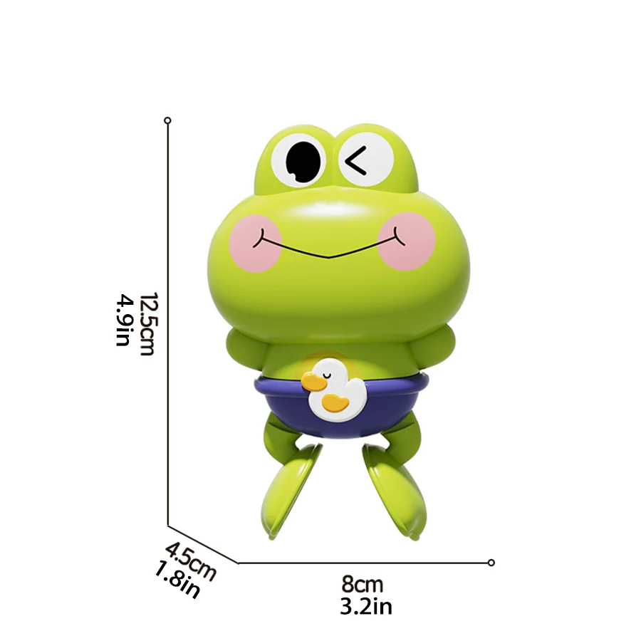 Bathing clockwork toy cartoon swimming frog