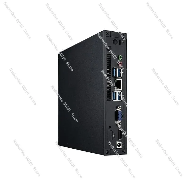 Silent Mini PC Computer, Micro Host for Home Office Education Student, HD Multi-Screen Industrial Control Terminal