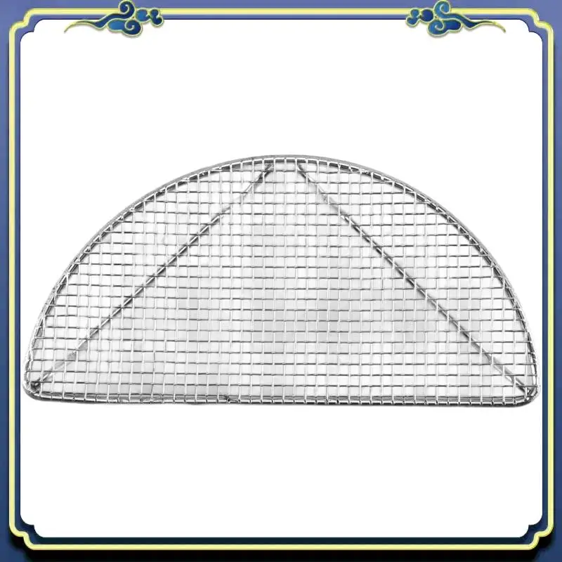Fried Tempura Net Stainless Steel Grill Hamburger Fried Chicken Grease Net Japanese Cuisine Slate Pork Rack Home Eco-Friendly