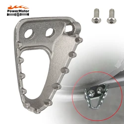 For KTM HUSQVARNA GASGAS MC EC EX Universal Motorcycle Motocross Standard Rear Foot Brake Lever Step Plate Peg Brake Pedal Tip