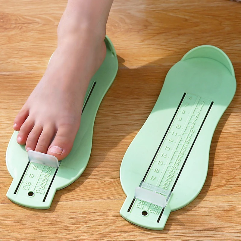 Kids Toddler Foot Measure Gauge Shoes Size Measuring Ruler Tool Baby Boy Girl Children's Foot Length Measuring Ruler Fittings