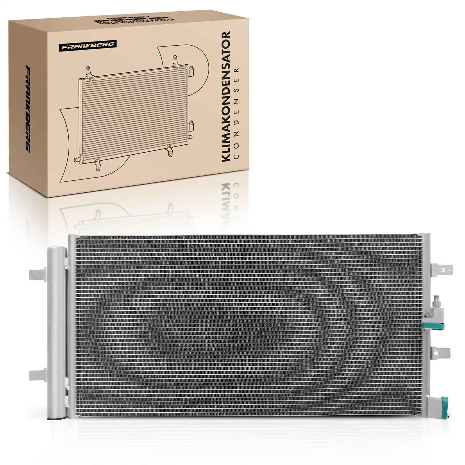 Frankberg 1x condensor airco voor Audi A4 8K A5 A6 A7 Q5 Porsche Macan AU3030143 30058 CN30058PFC 4G0260403Q