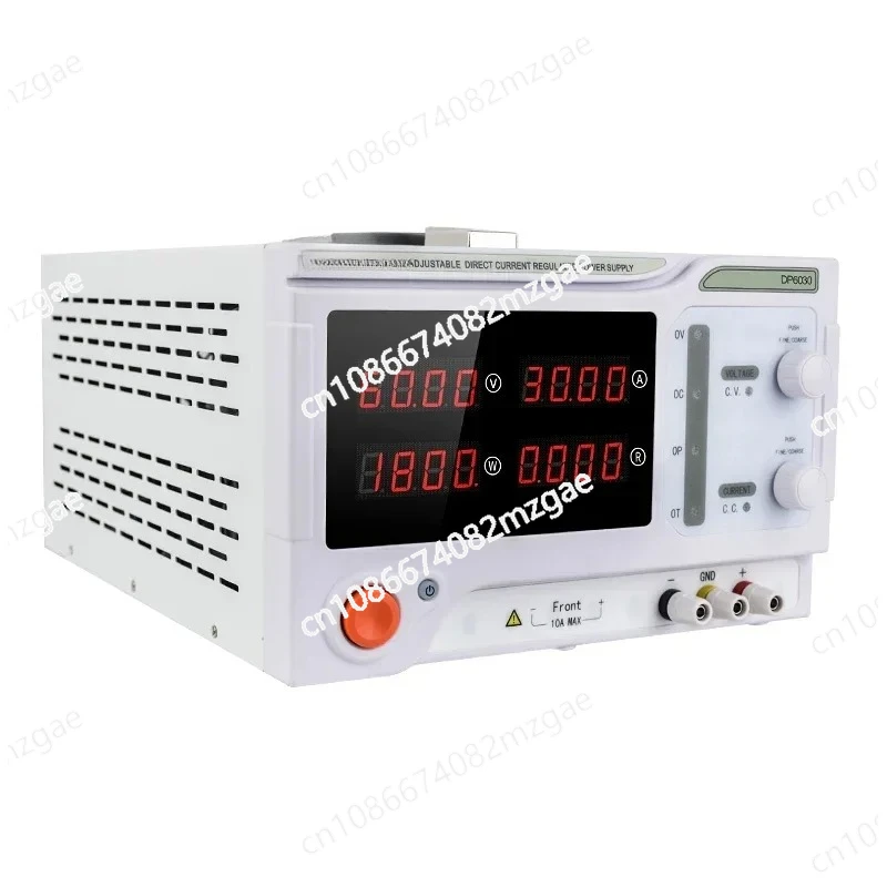 1800W Digital Switch DC Power Supply 60V 30A 24V 30V 40V 10A 20A 5A Adjustable, Bench Laboratory Mode for Battery Motor Charging