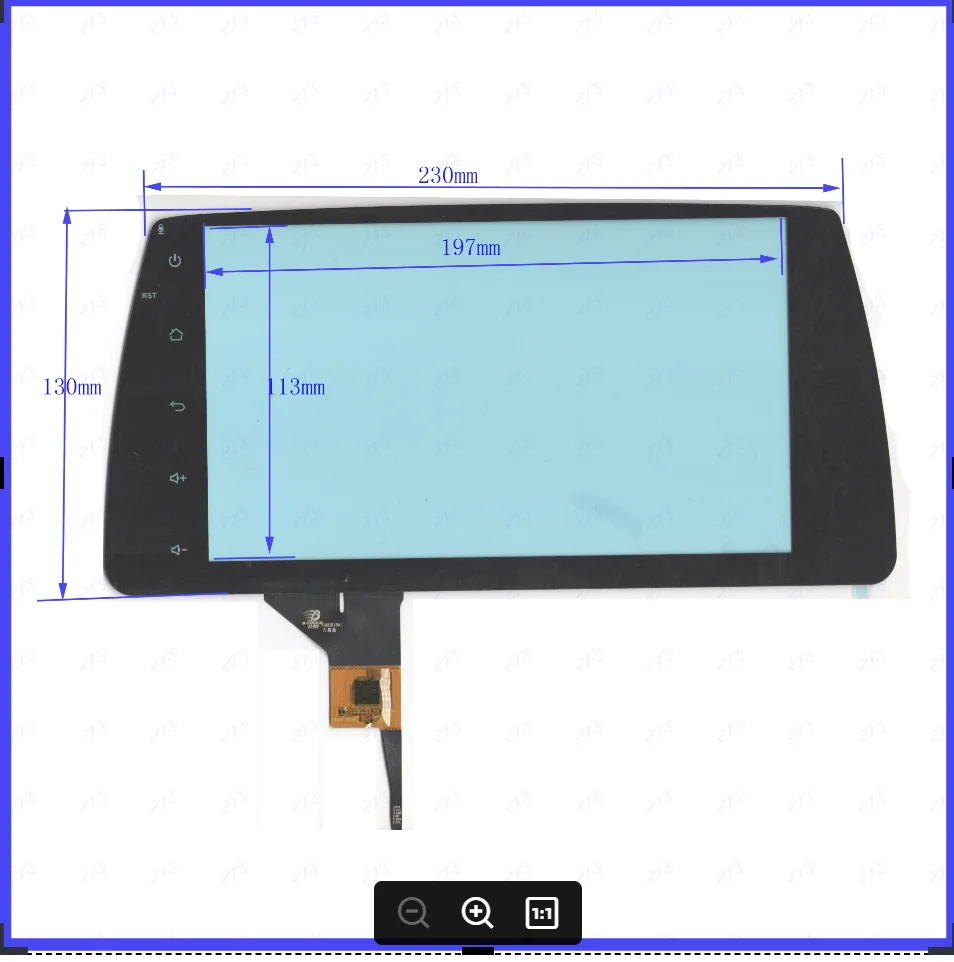 Freeshipping GMJ0818A1 230*130mm 10.1inch Capacitive Screen GT928 230*130