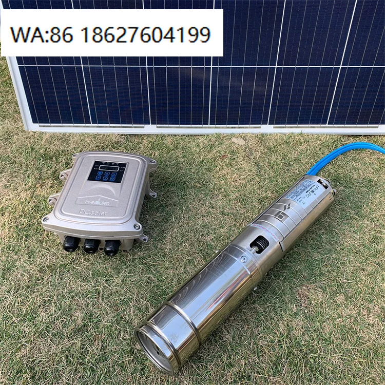 Brushless Solar Pump Submersible Deep Well Borehole Pool Filtration