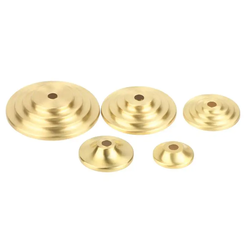 M10 Ceramic Desk Lamp Brass Base Cover Pure Copper Desk Lamp Plate I-Shaped Connector DIY Brass Lighting Hardware Accessories
