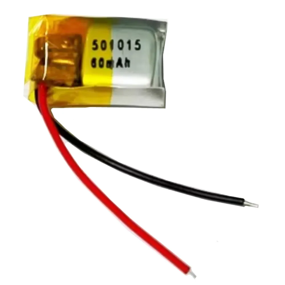 10PCS/Lot 501015 401015 3.7V 80mAh Lithium Polymer Lipo Rechargeable Battery For MP3 MP4 GPS Bluetooth Headset Video Pen Camera