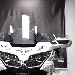 Panical For Honda Motorcycle Rearview mirror Spoiler Top Upper Wind Air Deflector Gold Wing GL1800B F6B Windshield 2018 - 2025