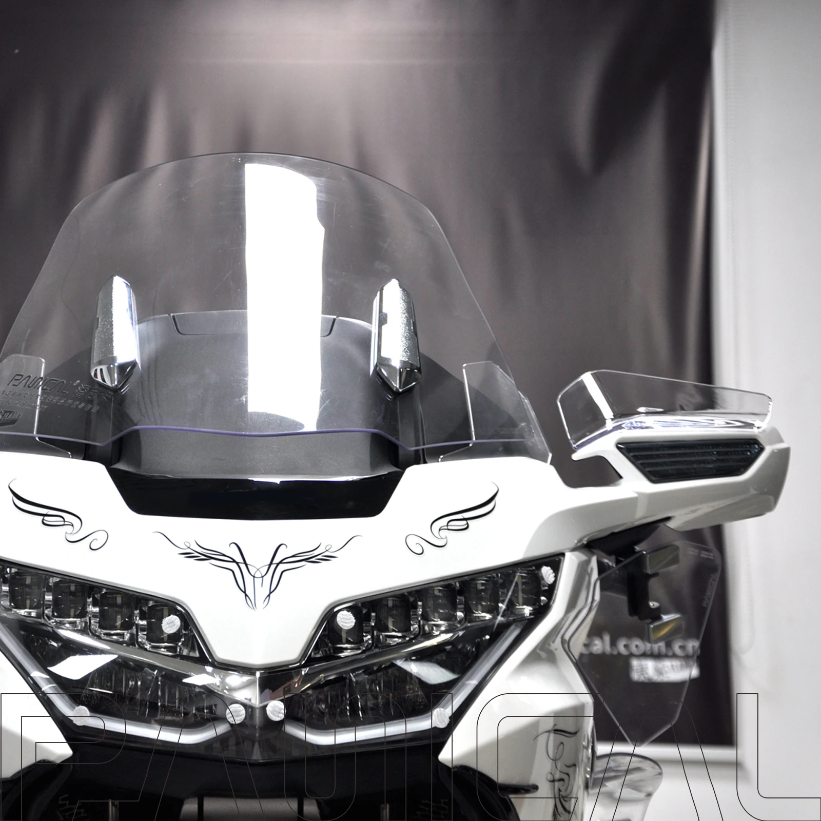 Panical For Honda Motorcycle Rearview Mirror Spoiler Top Upper Wind Air Deflector Gold Wing GL1800B F6B Windshield 2018 - 2025