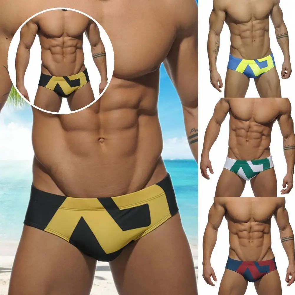 

Terrific Summer Men Swimwear Low Waist Intimacy Good-looking Swimming Shorts Men Swimming Shorts Men's Briefs Swimming Trunks