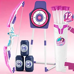 Bow And Arrows For Children Kids Archery Bow Practice Recurve Bow Outdoor Sports Game Hunting Shooting Toy Boys Gift Bow Kit Set