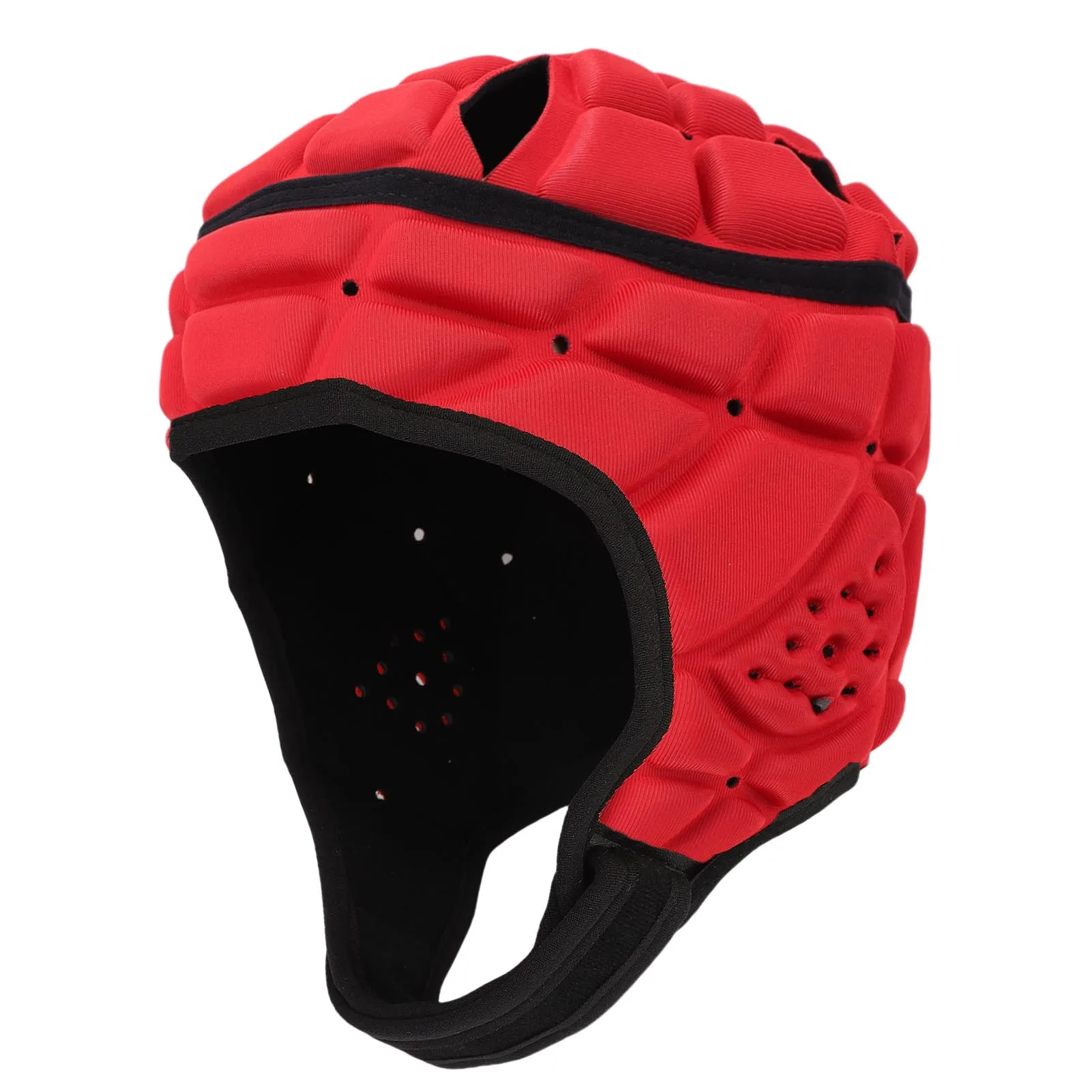 

Rugby Padded Headgear for Youth EVA Sponge Adjustable Soft Shell Flag Football Helmet Headguard for Soccer Sports Rugby Helmet