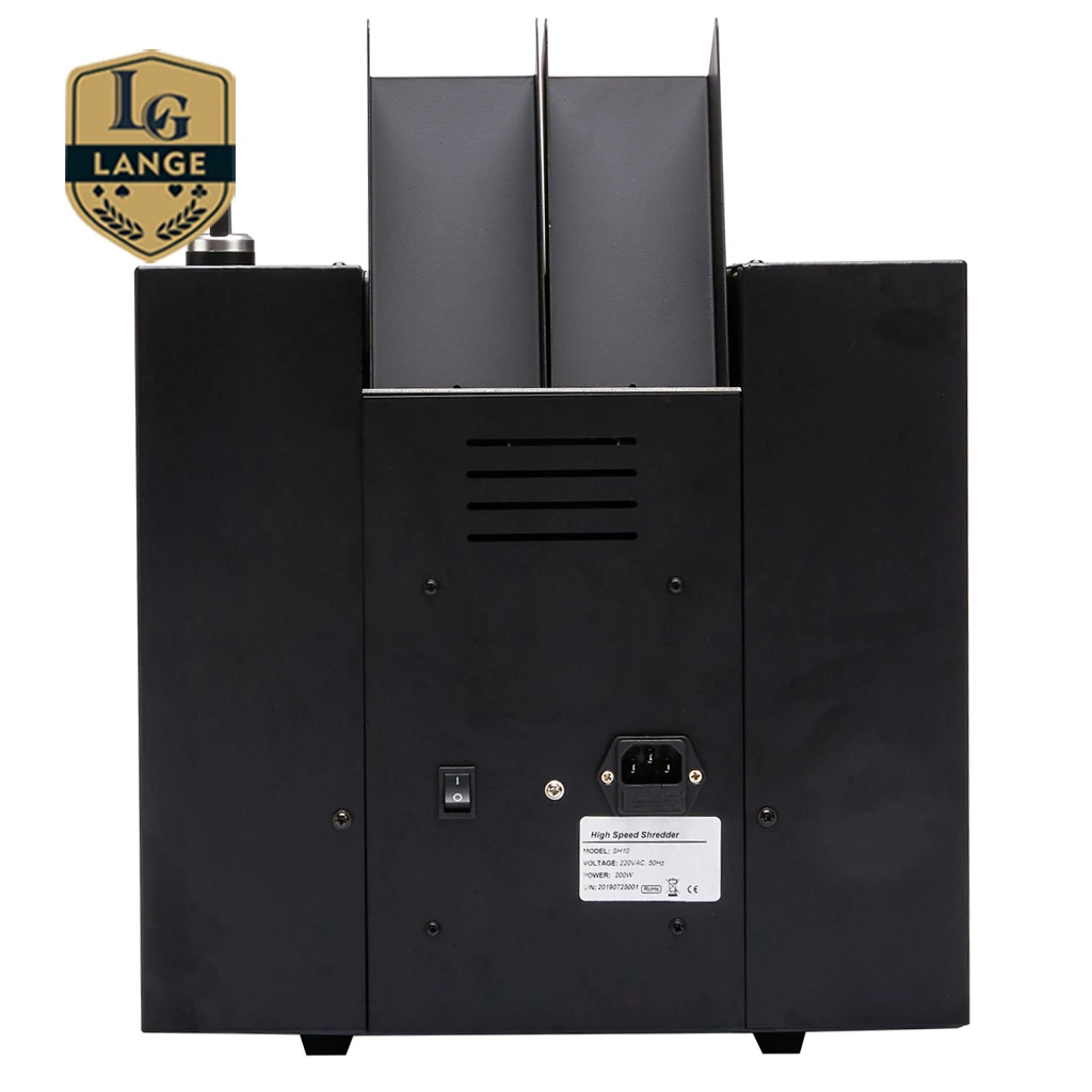 Professional Automatic Casino Poker Shredder Machine Shuffle Machine with Easy Instructions