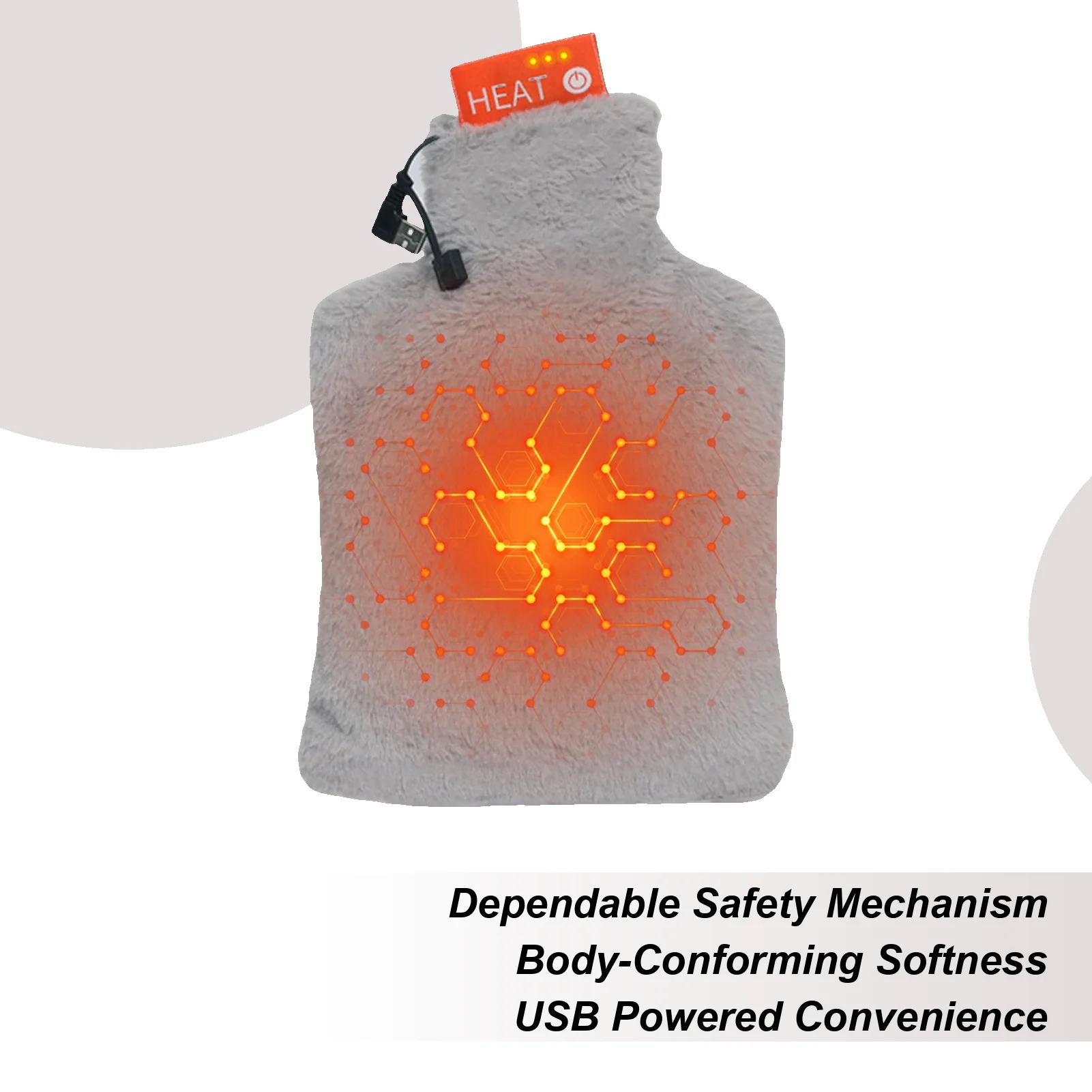 

Electric Hot Water Bag For Periods Cold Weather Warming Supplies Heated Hot Water Pack For Patients Elderly Students Athletes