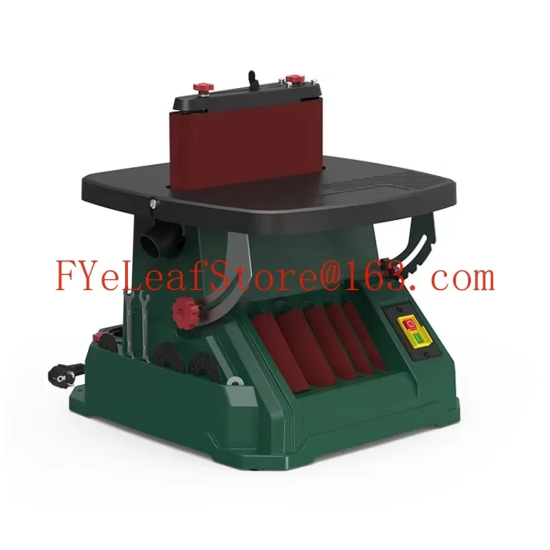 Vertical Drum Belt Wood Sander Oscillating Spindle Sander for Curved Surface Woodworking