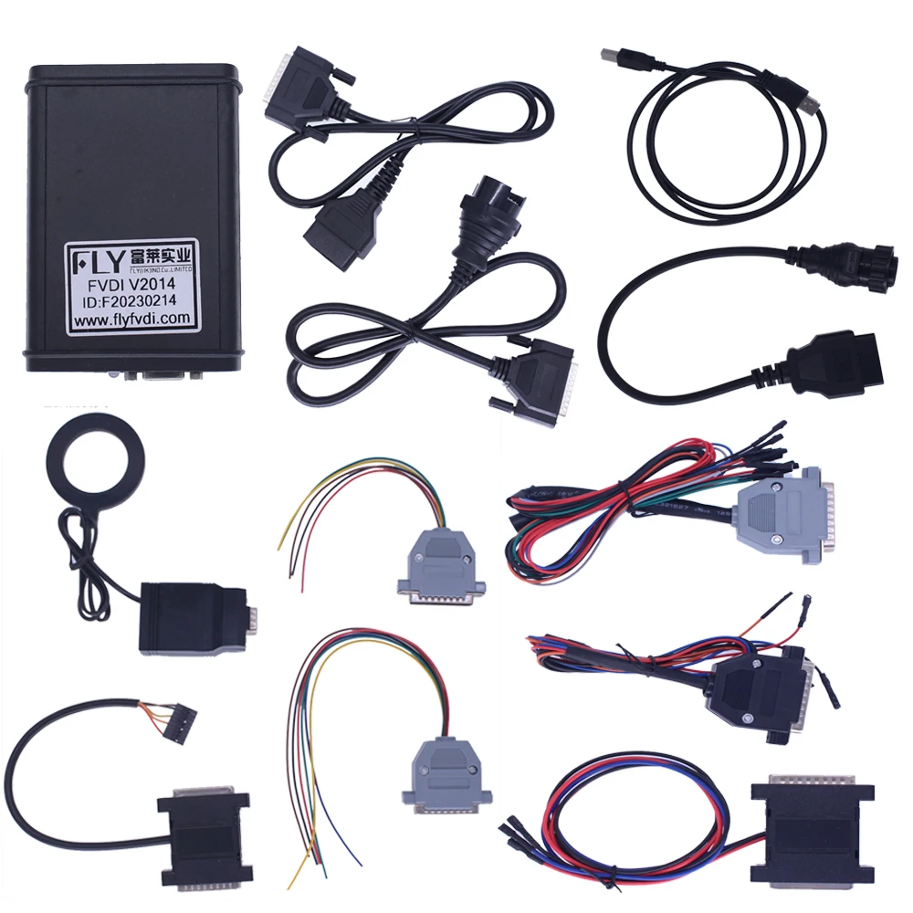 for Multi-Brands Vehicles FVDI 2014 Abrites Commander for Volvo Benz Renault Cars CAN Bus ECU Diagnostic Tool