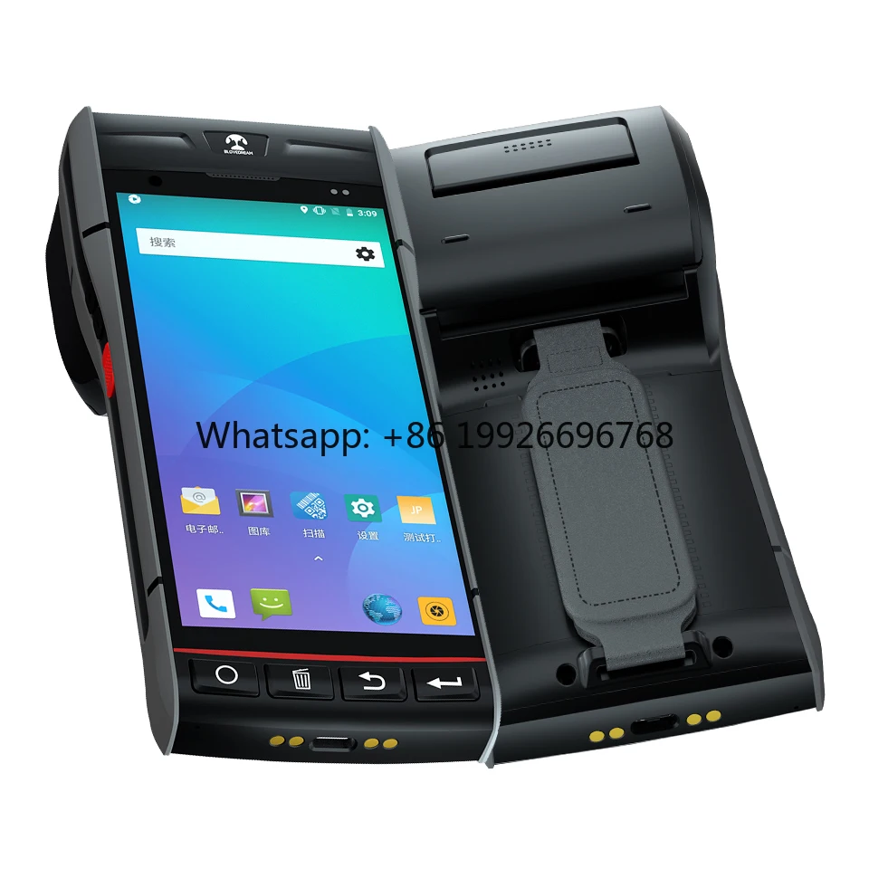 

S60 5.5inch Android9 System Handheld Mobile PDA Label/barcode/QR Code Thermal Printer Smart Touch