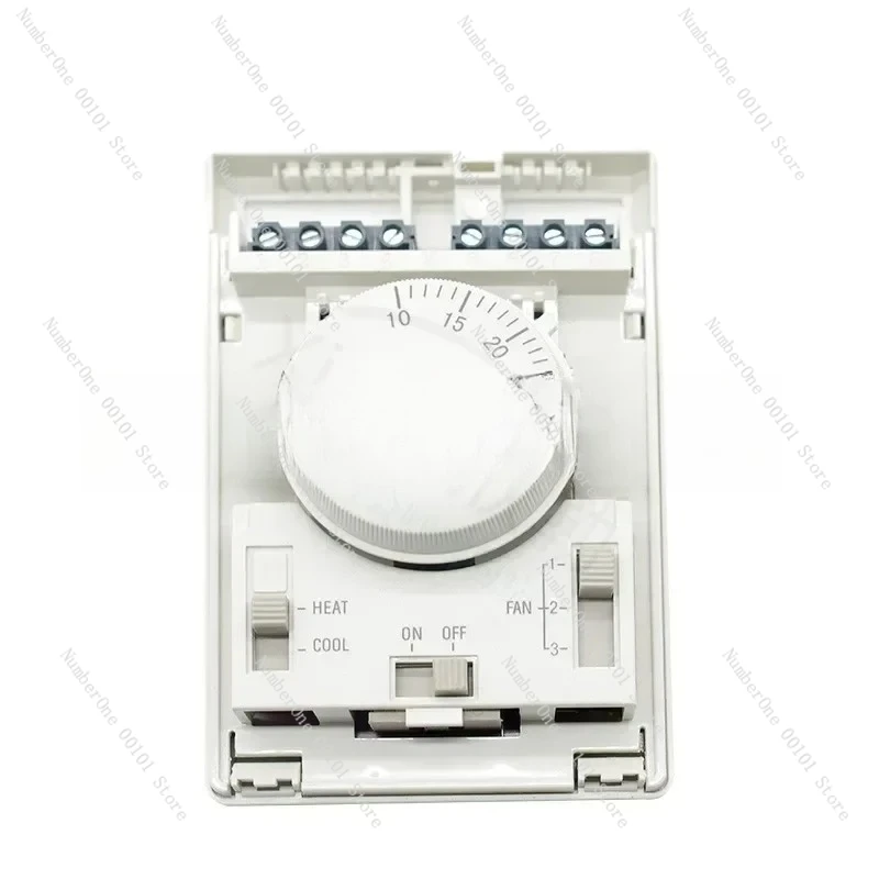 Central air conditioning thermostat T6373A1108 three speed switch panel fan coil unit controller
