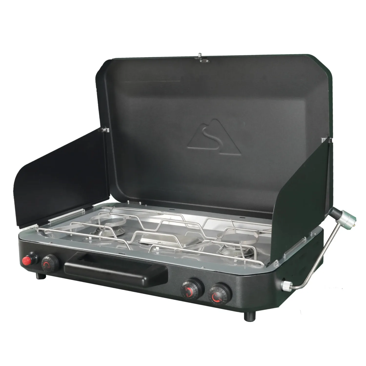 

3 Burner Propane Camping Stove, Model GCT2230W, Black