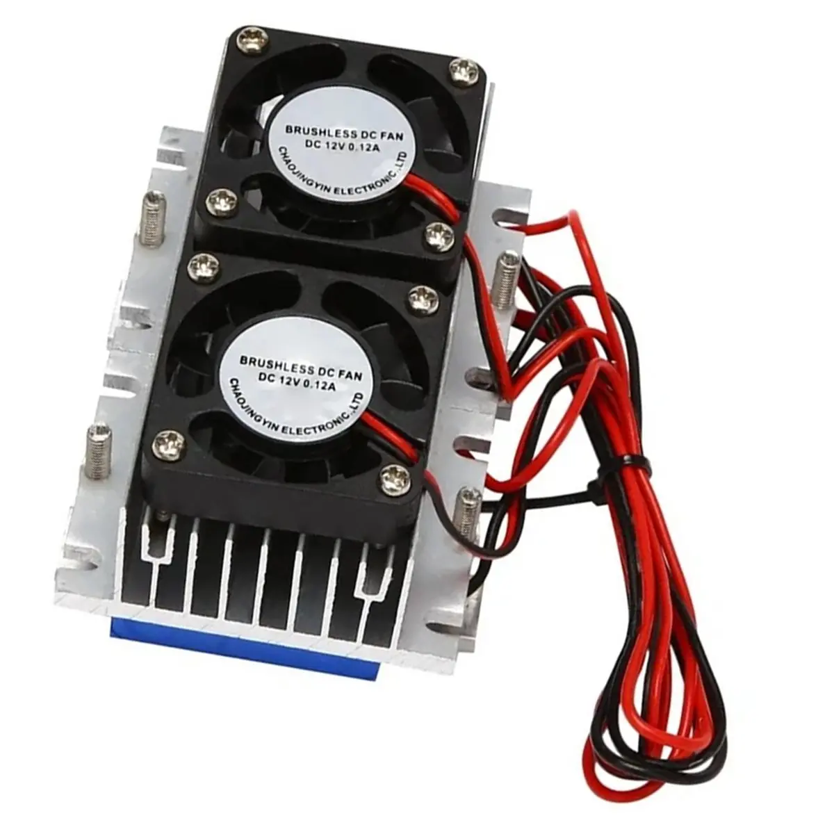 (MEOF) Peltier Cooler Semiconductor Refrigeration Cooling System Thermoelectric Air Conditioner Fan Heatsink Heat Sink