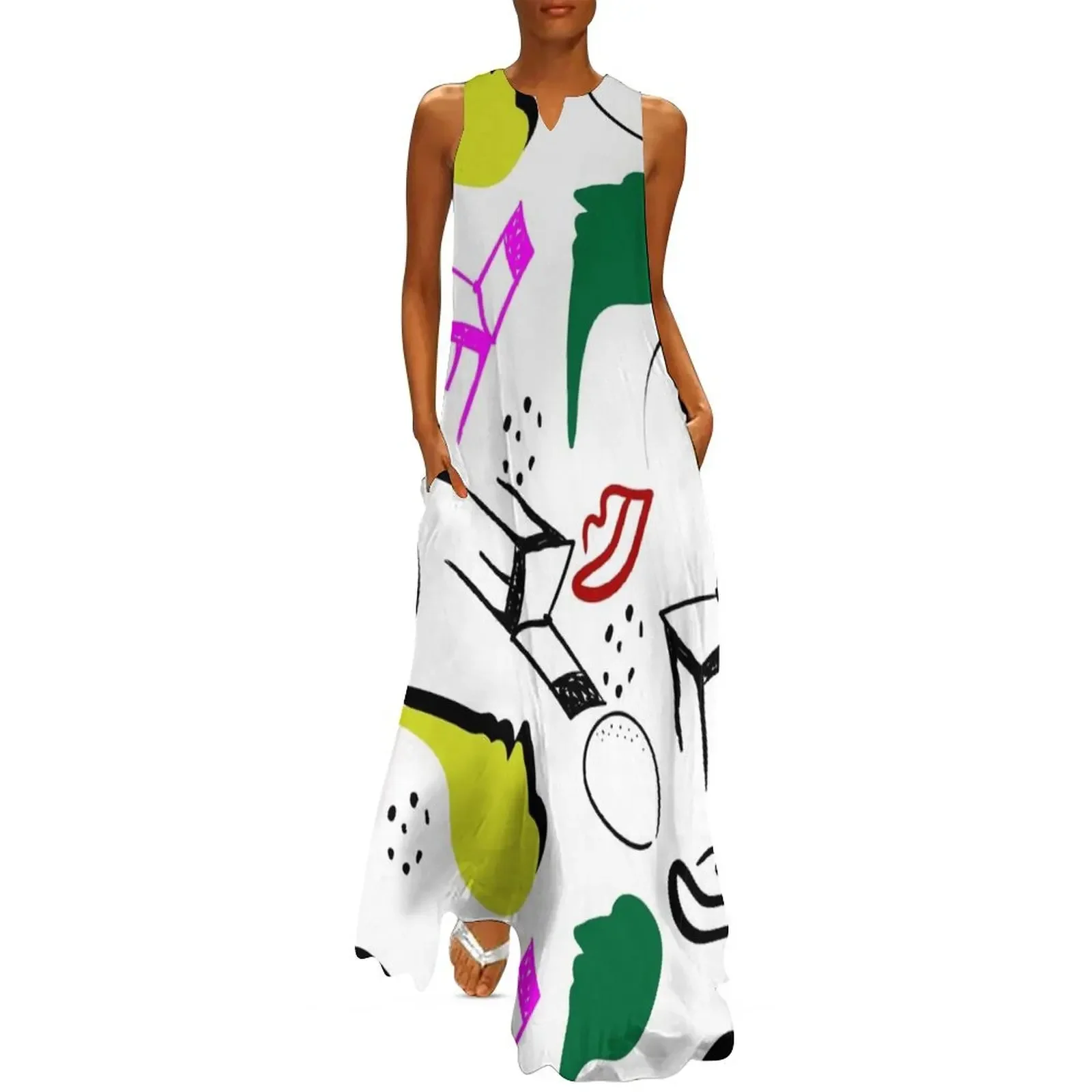 

Surreal color background Long Dress Long veiled dresses ceremony dresses evening dress woman Dress