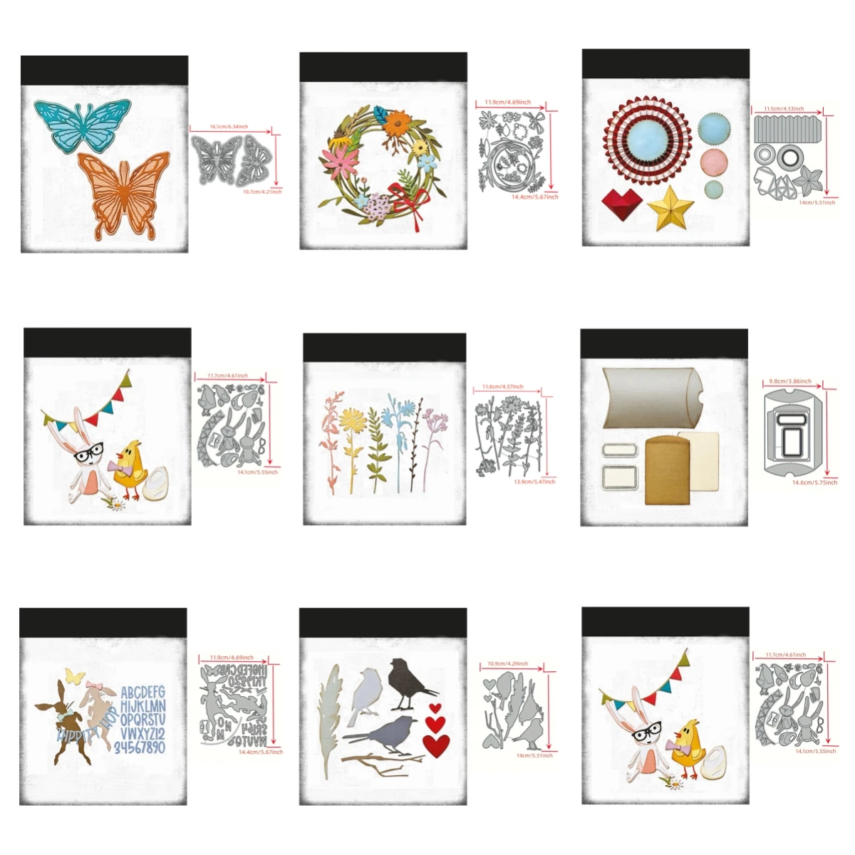 Creative Stencil Template Metal Cutting Mold Halloween Gift Metal Cutting Dies Stencil For DIY Scrapbooking Album Paper Cards