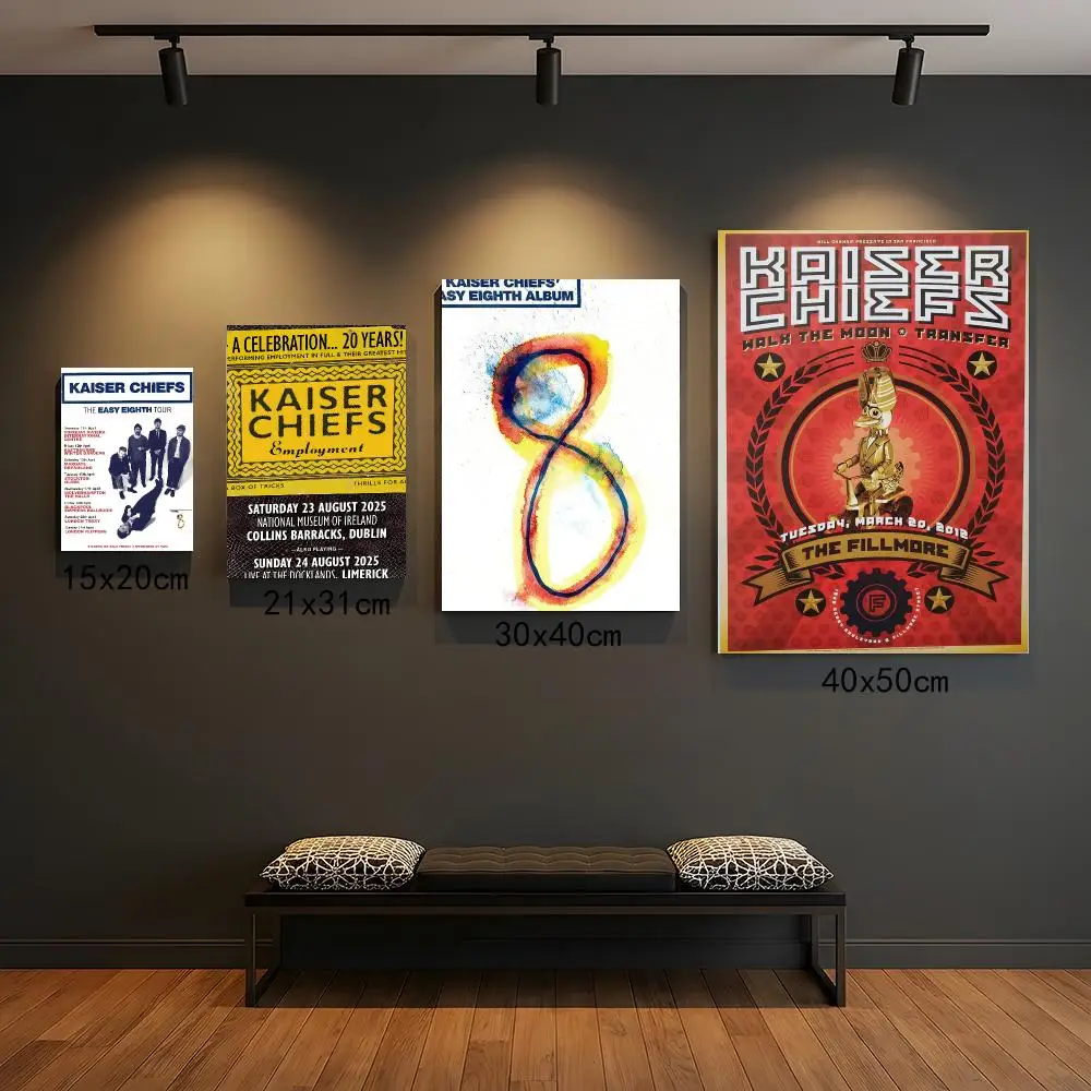band K-Kaiser Chiefs-S Painting Calligraphy Boho Botanical Decor for Living Room  Elegant Home Style