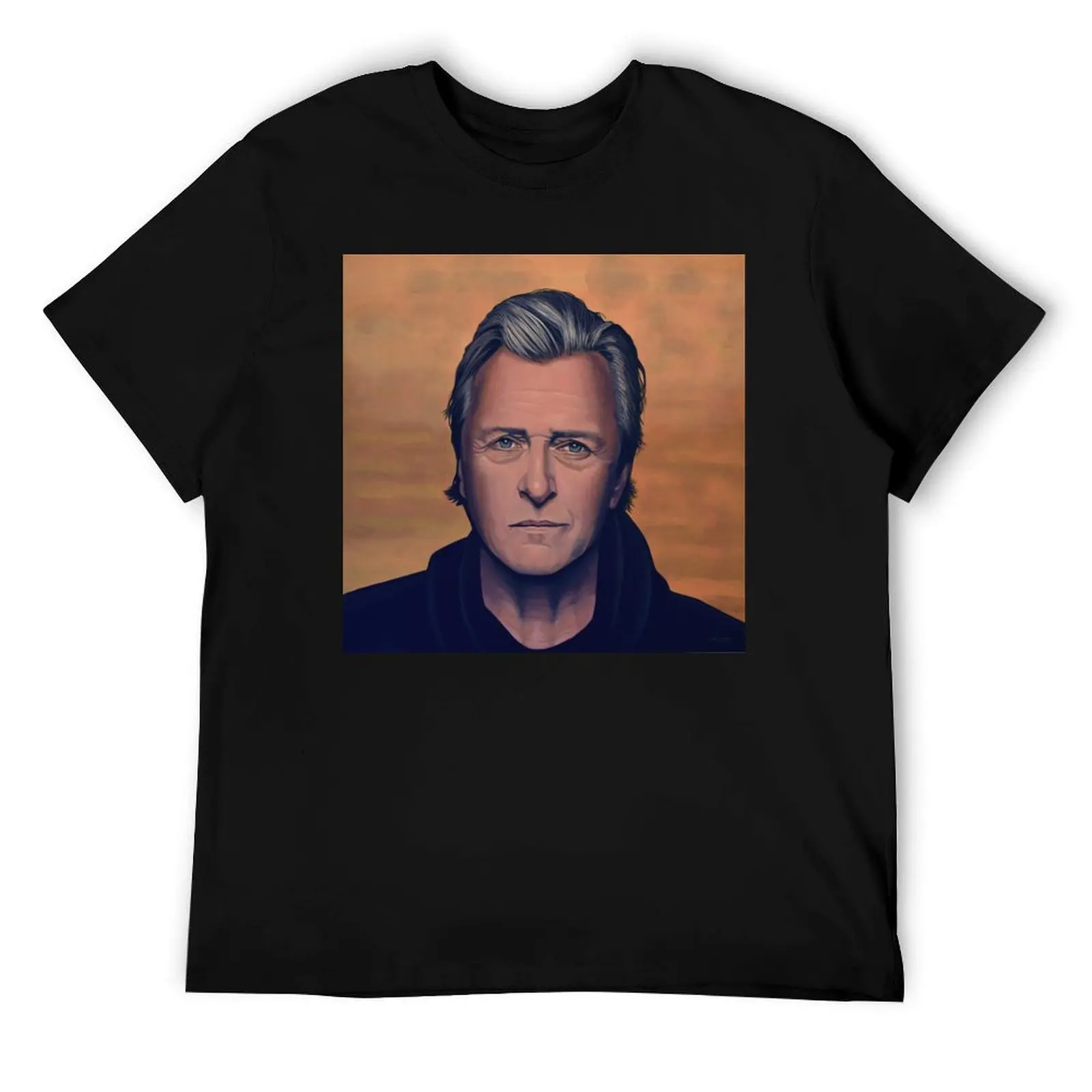 

Rutger Hauer Painting T-Shirt mens graphic t shirts t shirt custom print man t shirts for men T-Shirt