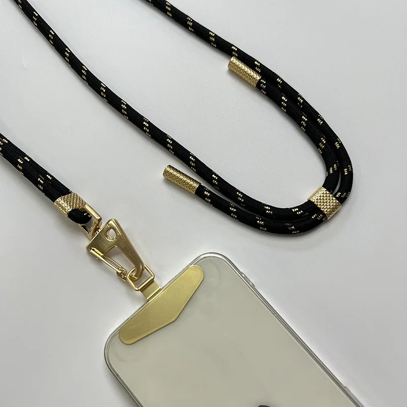 Chaîne de lanière à bandoulière universelle de 160CM, pour housse de téléphone, Sport, escalade, corde à cordon unique en Nylon coloré