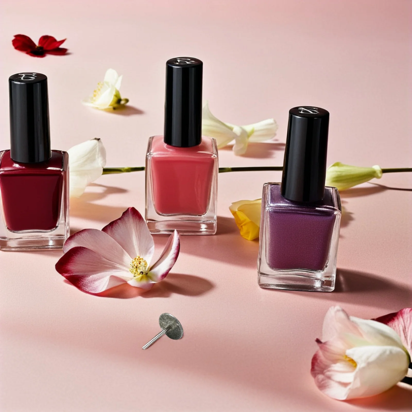 Disque de ponçage foret plat à cuticules pour Nail Art outils de pédicure Mini bandes de ponçage disques de polissage des ongles