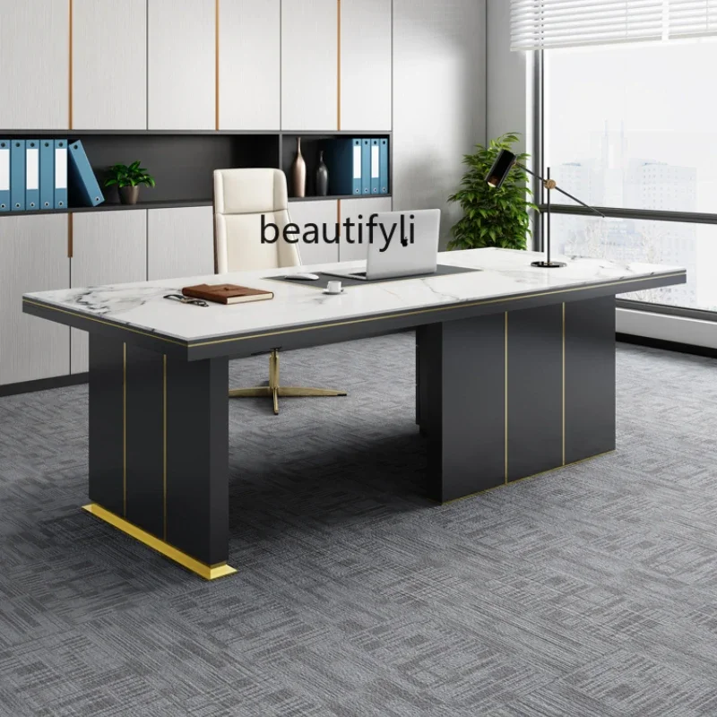 

Italian slate, desk modern simplicity, writing desk home bedroom study table