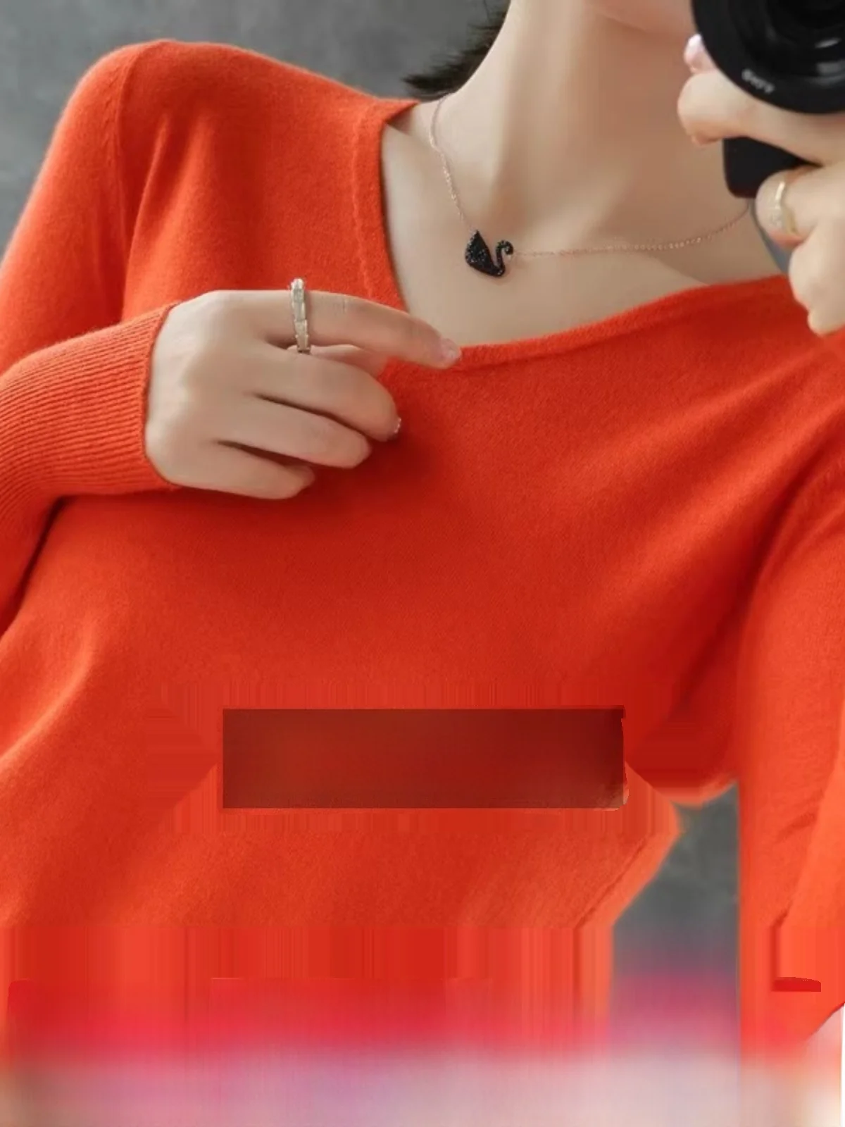 

Женский свитер-кардиган осень 2025, вязаный, с V-образным вырезом, длинный рукав, свободный крой, базовый, в корейском стиле, для повседневной носки