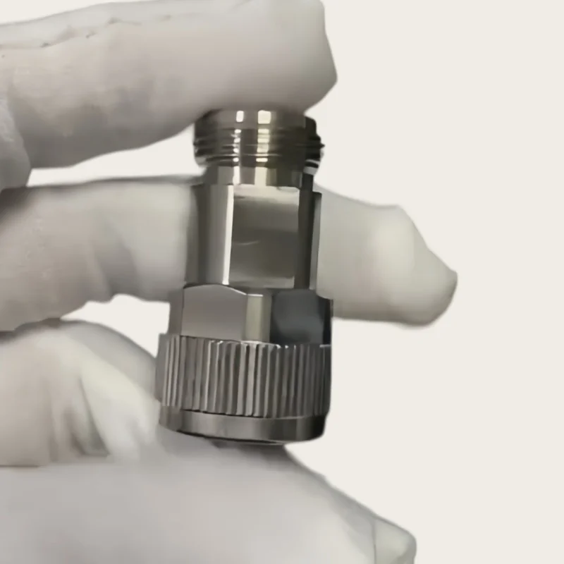 1pcs Stainless steel test adapter N Male to N Male Female millimeter wave test connector 18G