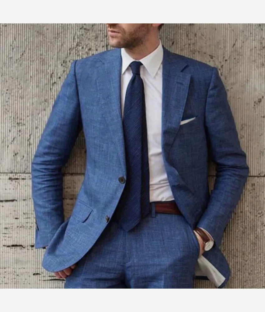 

Formal suit for men with a high-end feel for hosting banquets and leisurely events,2-piece Men's Suit ( Blazer+Pants )