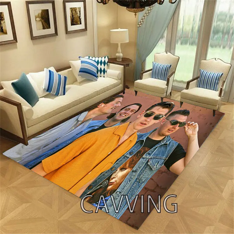 Arctic Monkeys  3D Printed Carpet Flannel Rugs Anti-slip Large Rug Home Decoration for Living Room Bedroom Carpets