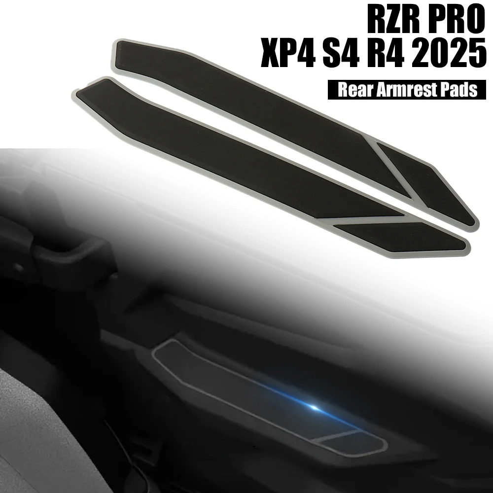 

New For Polaris RZR Pro S4 Ultimate R4 Sport XP4 Premium 2025UTV Waterproof Anti-fouling Rear Doors Armrest Pads Kit