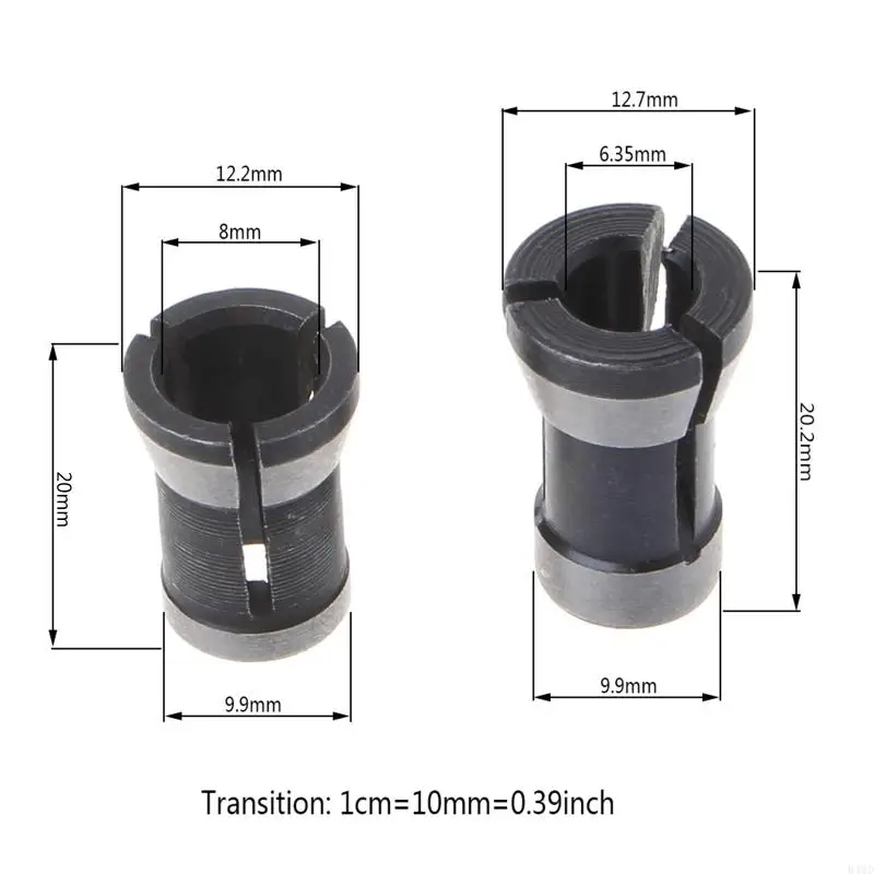 B46D 6.35/8mm Collet Chuck Engraving Trimming Machine Electric Router High