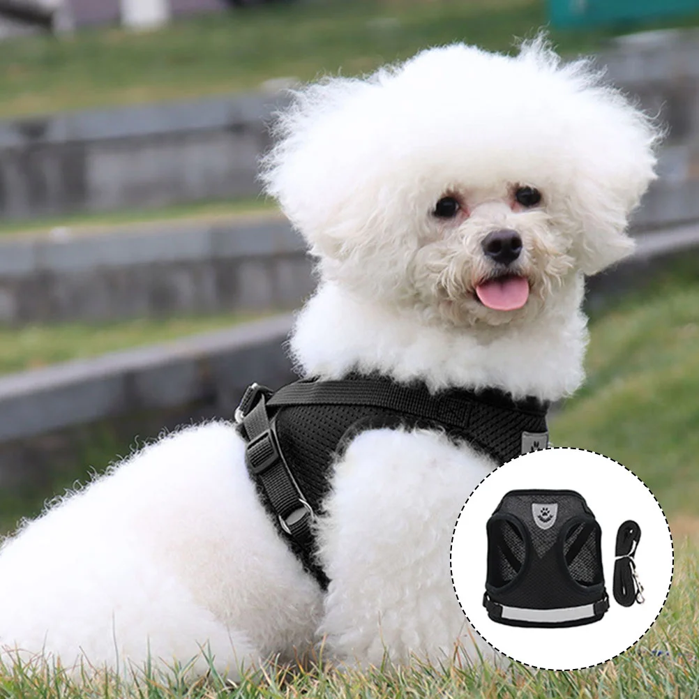 

Dog Leash Pet Escape Proof Rope Puppy Supplies Adjustable Harness Car Ropes Reflective Night Walking Patch And