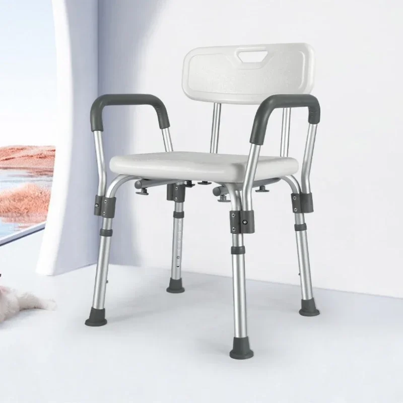 Solid Bath Chair For The Elderly With Armrests With Backrest Bath Stool For Pregnant Women Bath Stool Special Shower Chair
